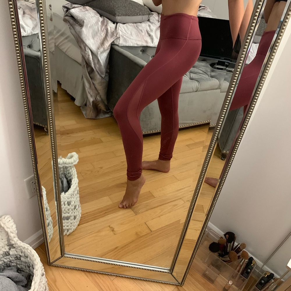 Burnt red leggings